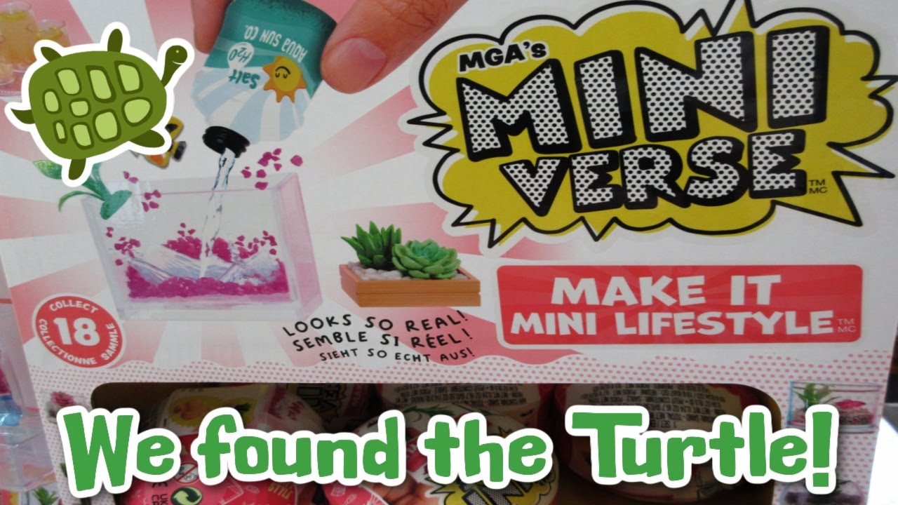 Mini Verse Lifestyle Series 1 Wave 2 | Yellow-Eared Slider Turtle
