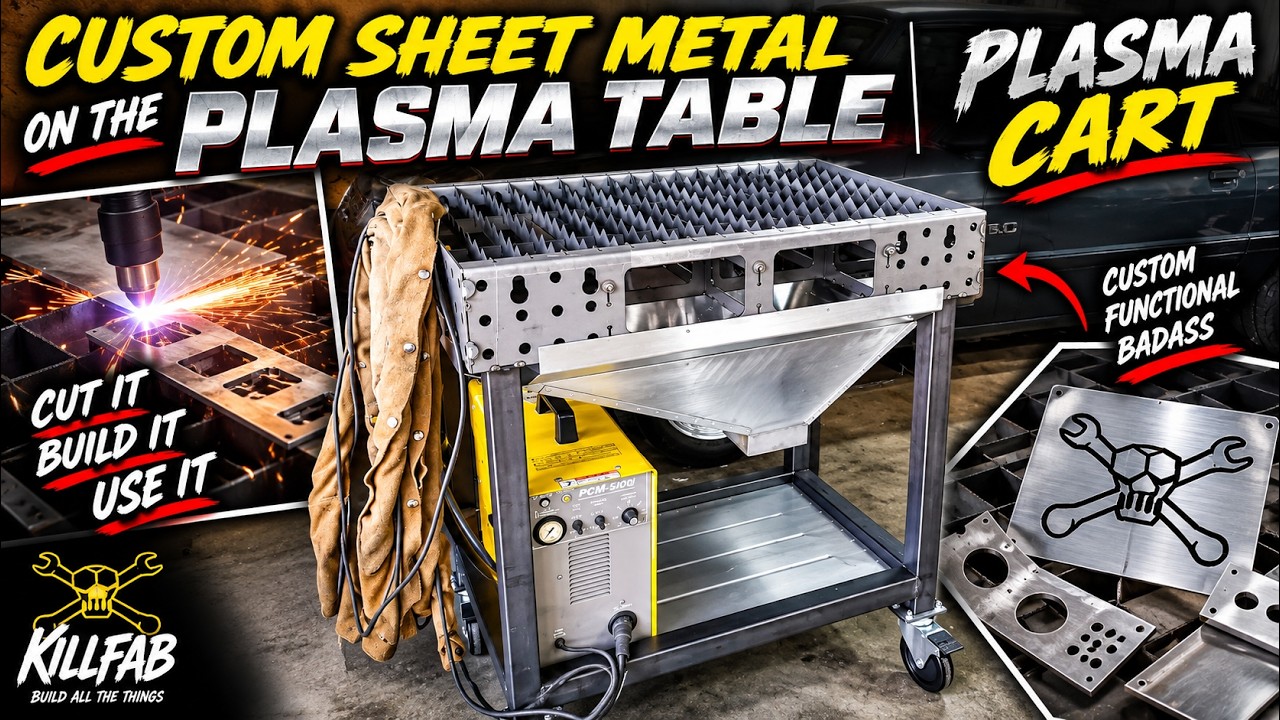 Custom Sheet Metal on the Plasma Table | Plasma Cart