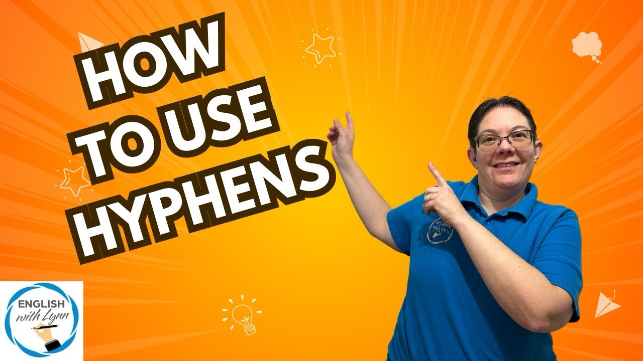 How to use hyphens