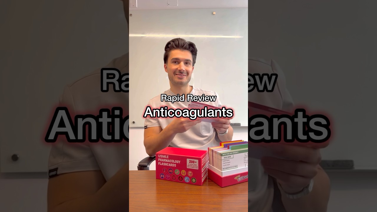 Краткий обзор: антикоагулянты из моего набора по фармакологии 💊 🩸 #студентмедвуза #медшкола #фарм...