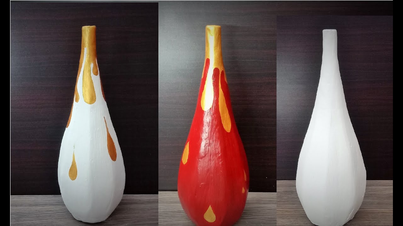 How to make cardboard vase - DIY Cardboard Craft - DIY Vase