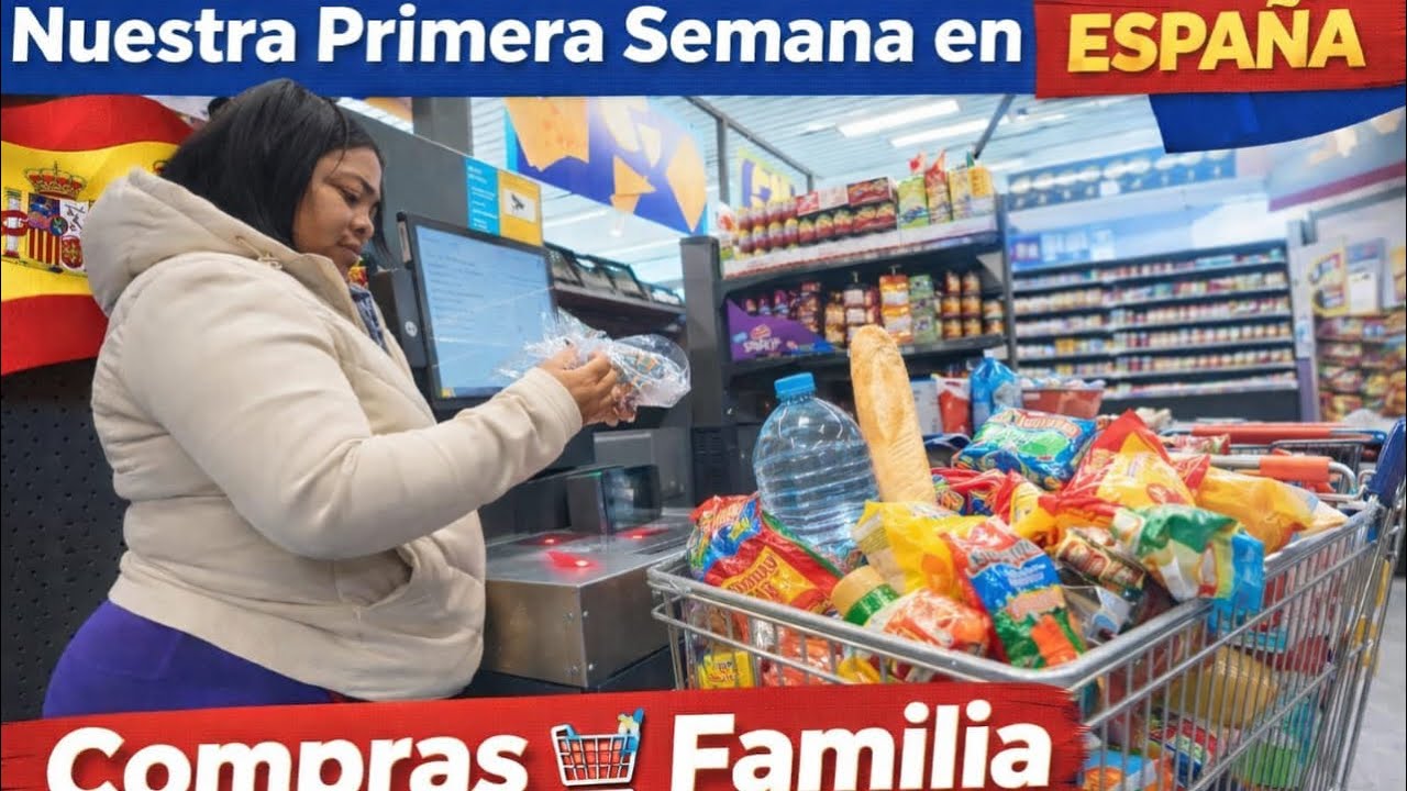 Primera Semana de Estos Cubanos en España /Compras .Familia !!!