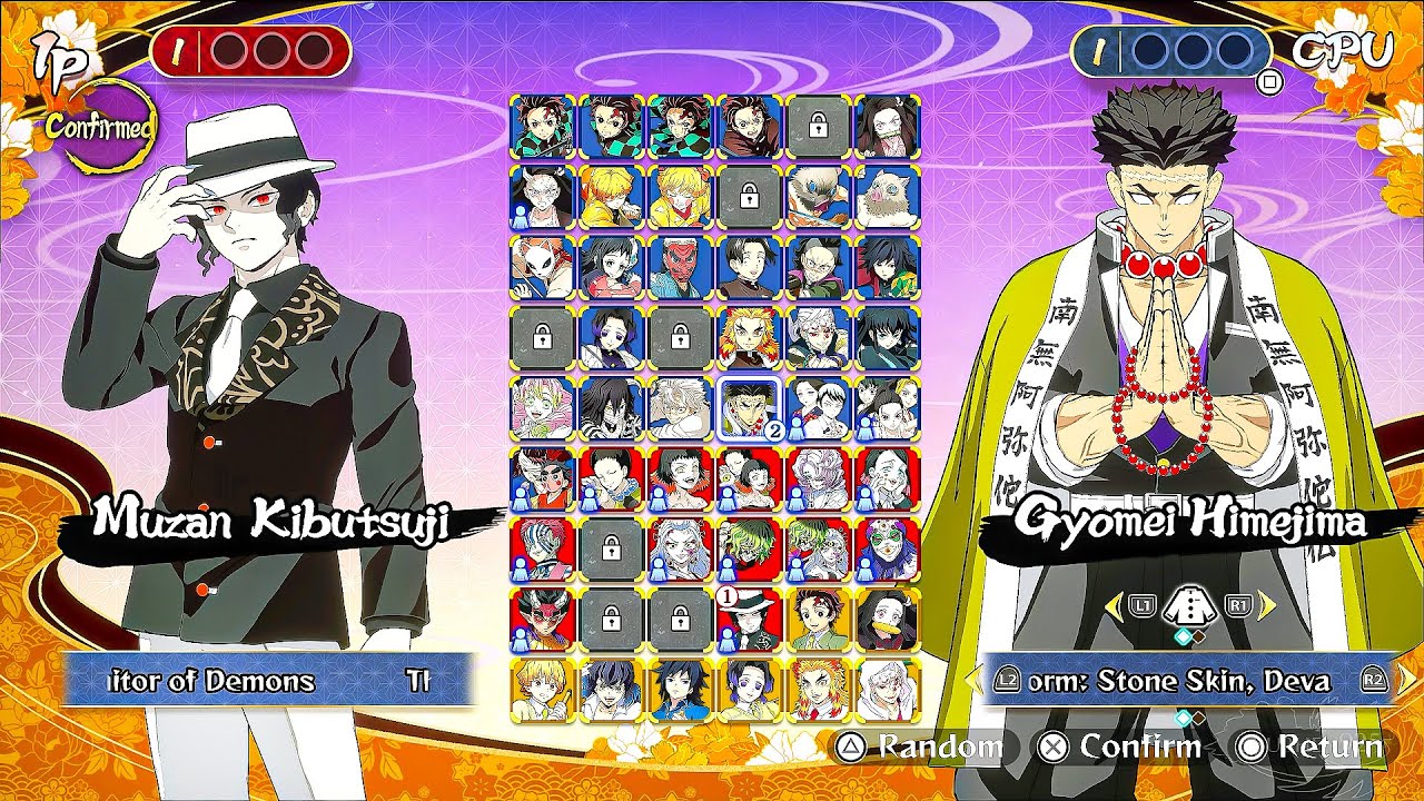 Demon Slayer Hinokami Chronicles 2 - All Characters & Costumes Showcase (Muzan DLC)