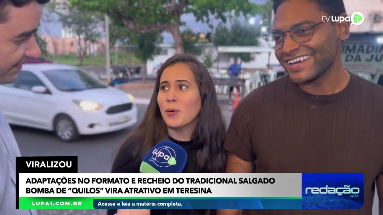 Quem aí não gosta de uma bomba? O tradicional salgado, vira atrativo em Teresina.