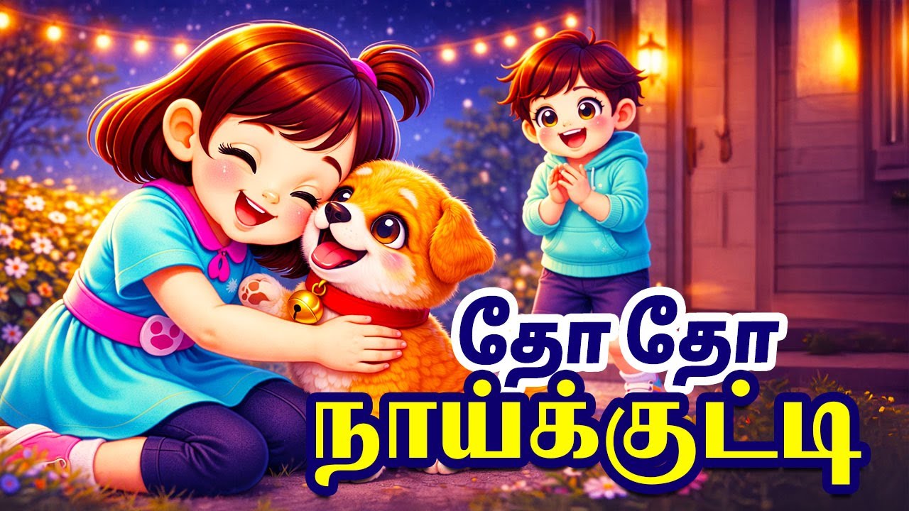 தோ தோ நாய்க்குட்டி 🐶 | Tamil Kids Song | Chittu & Naaikutty | Nursery Rhyme