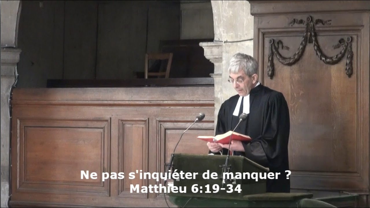 Ne pas s’inquiéter de manquer ? (Matthieu 6 :19-34)