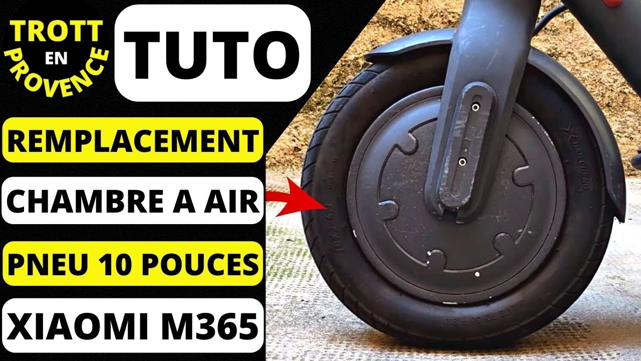 Tuto remplacement chambre à air pneu 10 pouces Xiaomi Mi Electric Scooter 3 M365 Pro 2 1S Essential