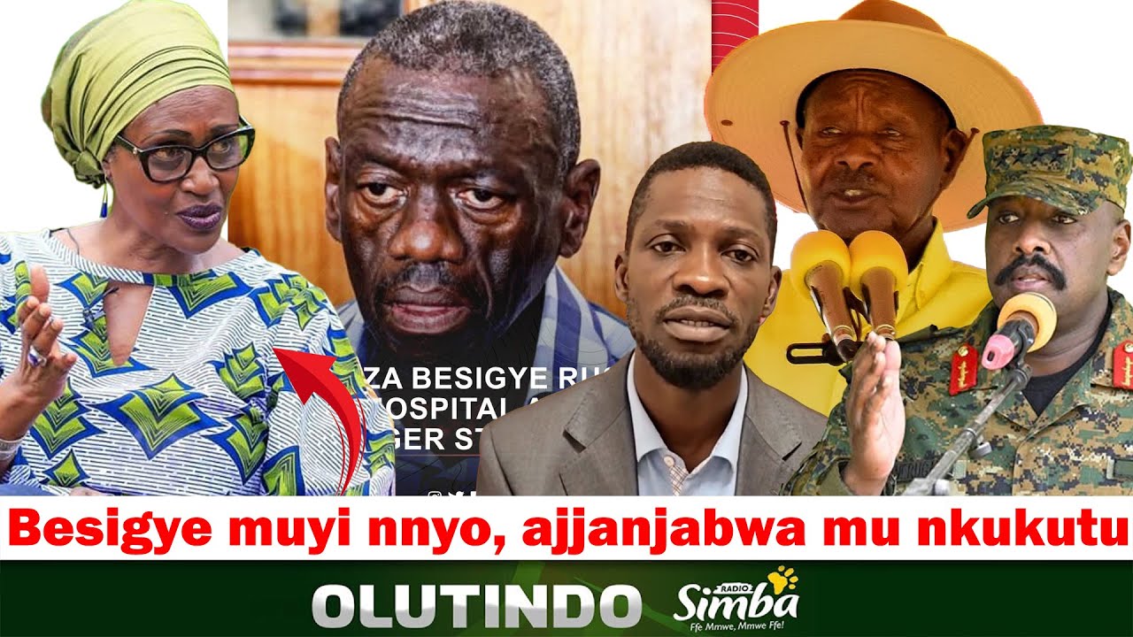 Olutindo-Byanyima-M7 ne mutabani wo mulinda Besigye afe!? Bannayuganda musabire Besigye ali bubi nyo