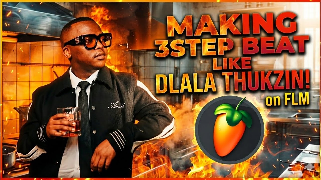 How to Make 3step beat like Dlala Thukzin,Skillz,Jazzwork&Thukuthela on Fl Studio mobile 
