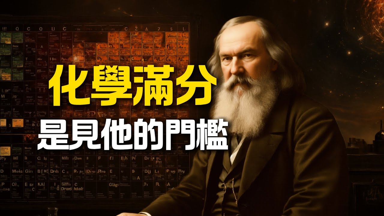 天不生我門得列夫，化學萬古如長夜！中學噩夢級大神，門得列夫