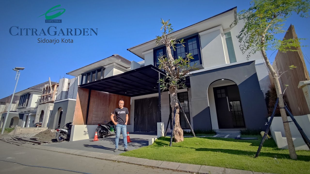 2,7M Rumah Mediteranian Keren 10x15, Fasilitas Komplit, Citra Garden Sidoarjo Kota