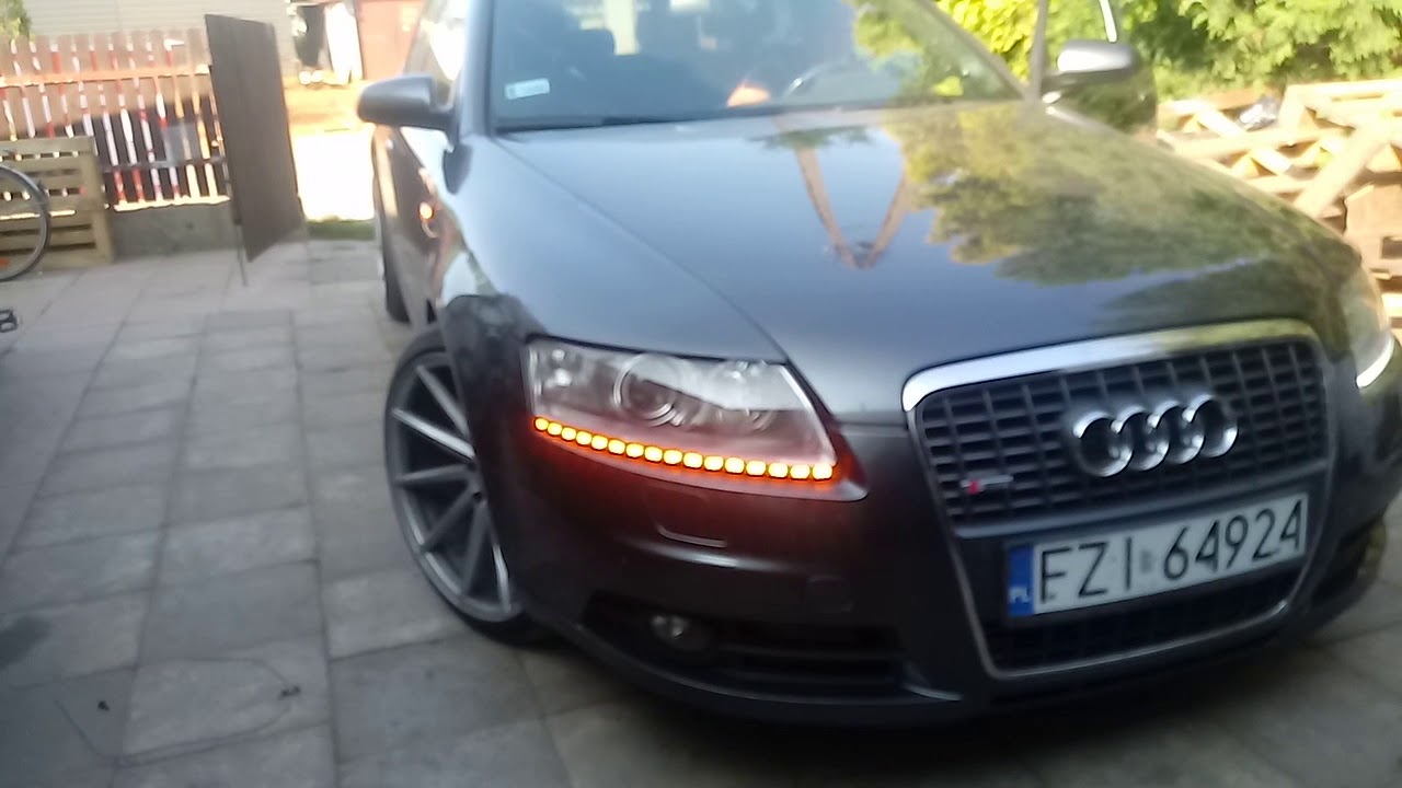 Audi A6C6 regeneracja xenon i montaz LED