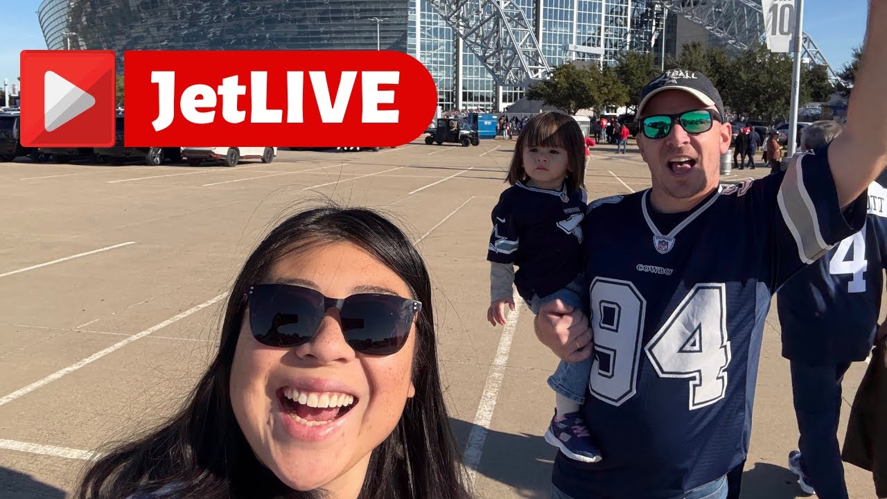 On the way to Detroit for Cowboys vs. Lions (🔴LIVE)