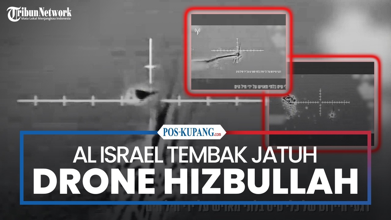 Angkatan Laut Israel Tembak Jatuh Drone Hizbullah