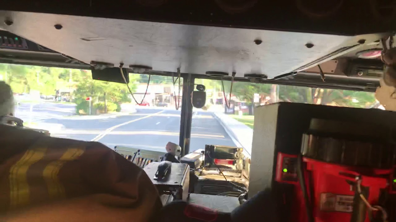 Bladensburg Truck 809 Responding on Box Alarm for Shed Fire