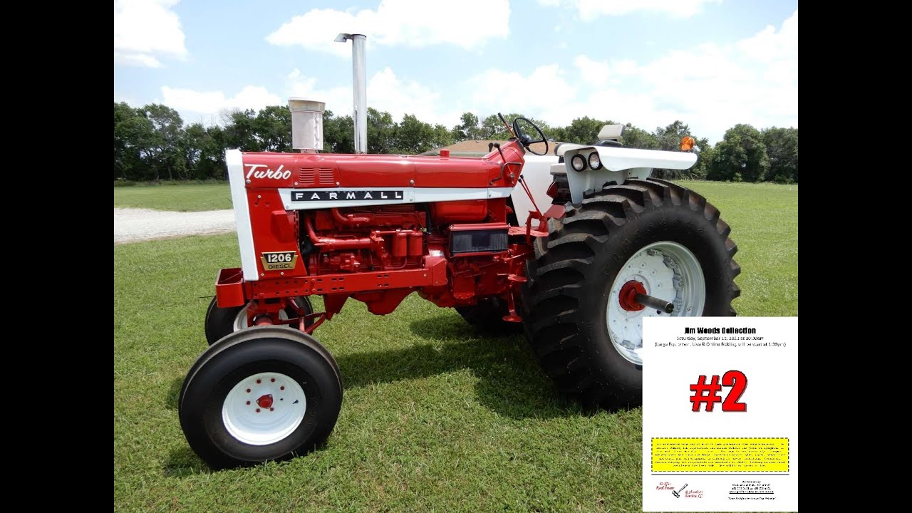 LOT #2:  IH Farmall 1206, Dsl