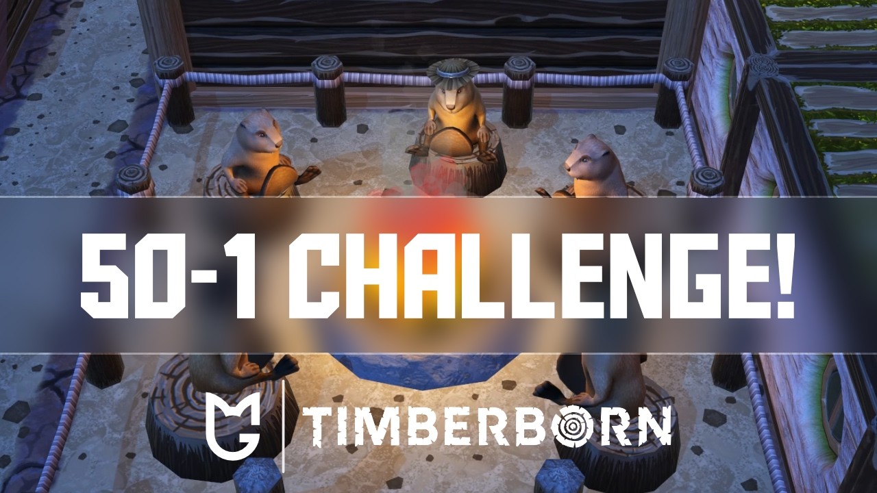Timberborn 50-1 Challenge, episode 1