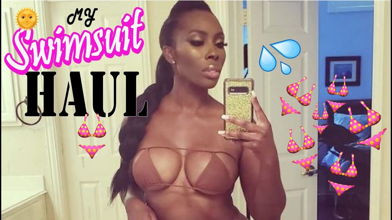 Black Female Fitness Motivation Presents Swimsuit Haul with Hourglassbodyfitness