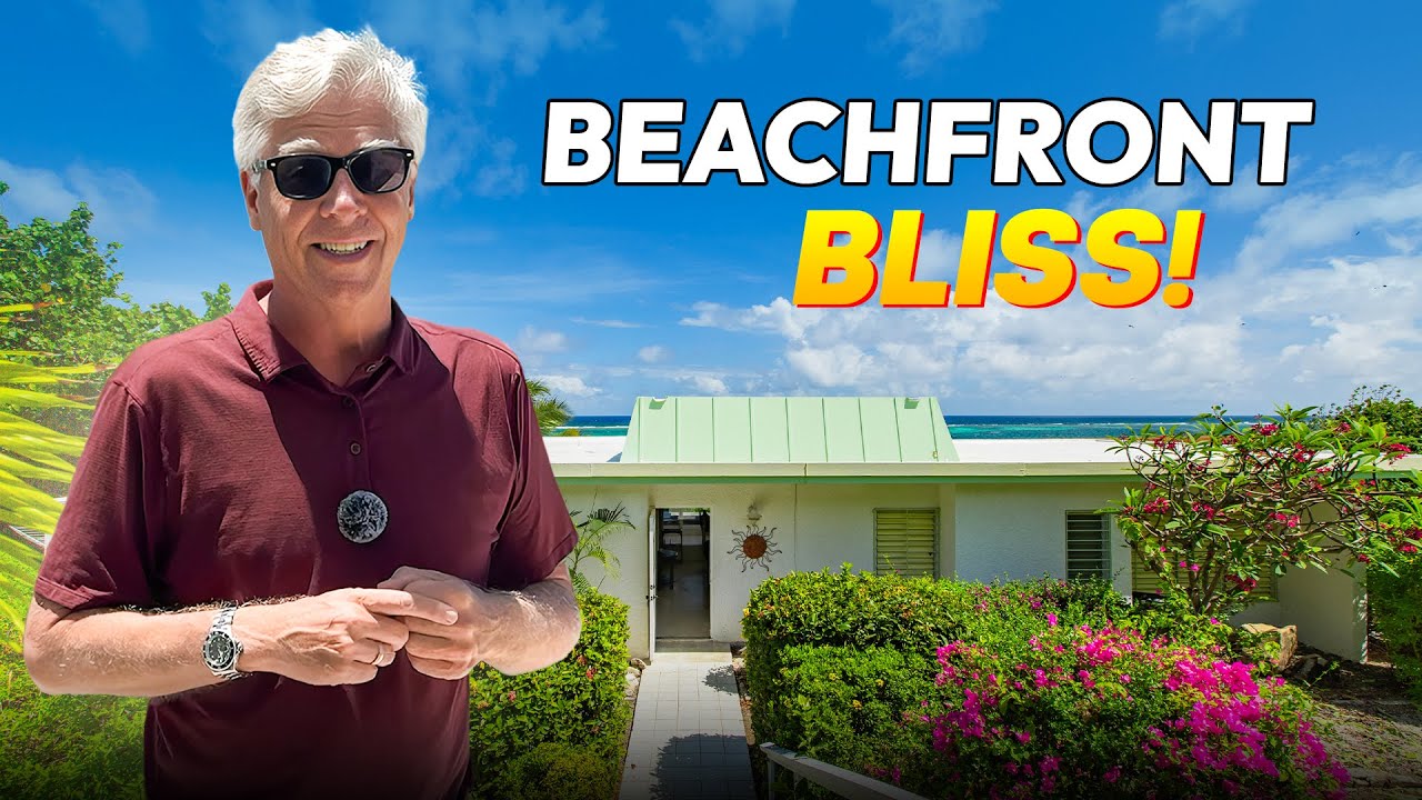 Caribbean BEACHFRONT 2-bd/2-ba HOME w/ POOL features Sensational South Shore Sea Views St. Croix 🏖️