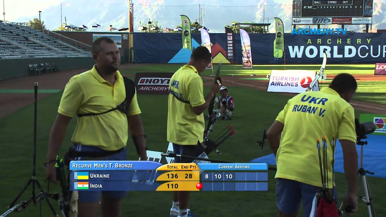 Ukraine v India – recurve men's team bronze | Ogden 2011 Archery World Cup stage 3
