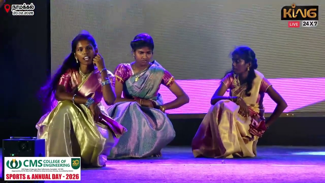 Kana Karunguyile Song | Amazing Dance Performance | CMS College Of Engineering Annual Day
