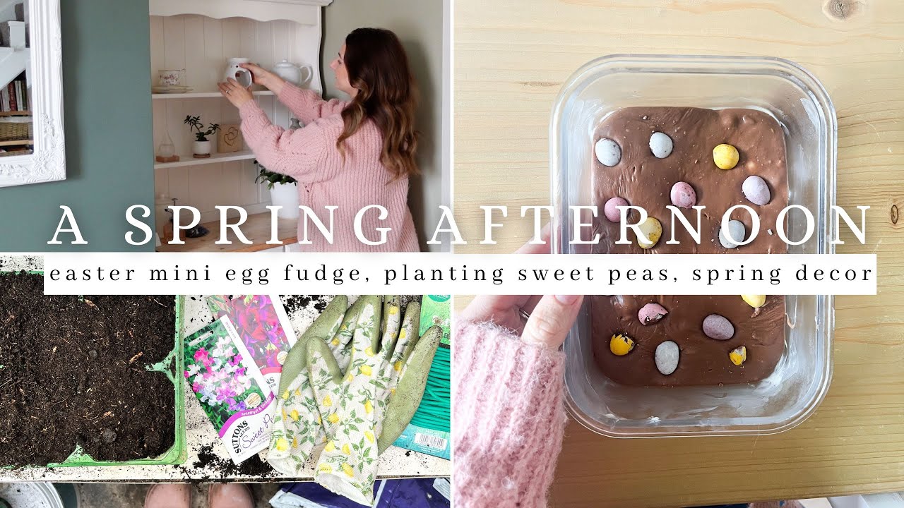 A Sunny Easter Sunday  mini egg fudge, sunny village walk, pottering in the garden
