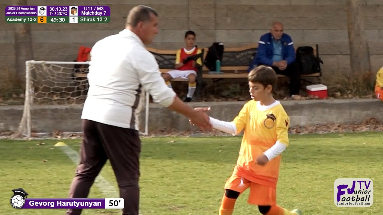 Academy 13-2 (6-2) Shirak 13-2 (30.10.23) 2023-24 AJC U11/M3, Matchday 7