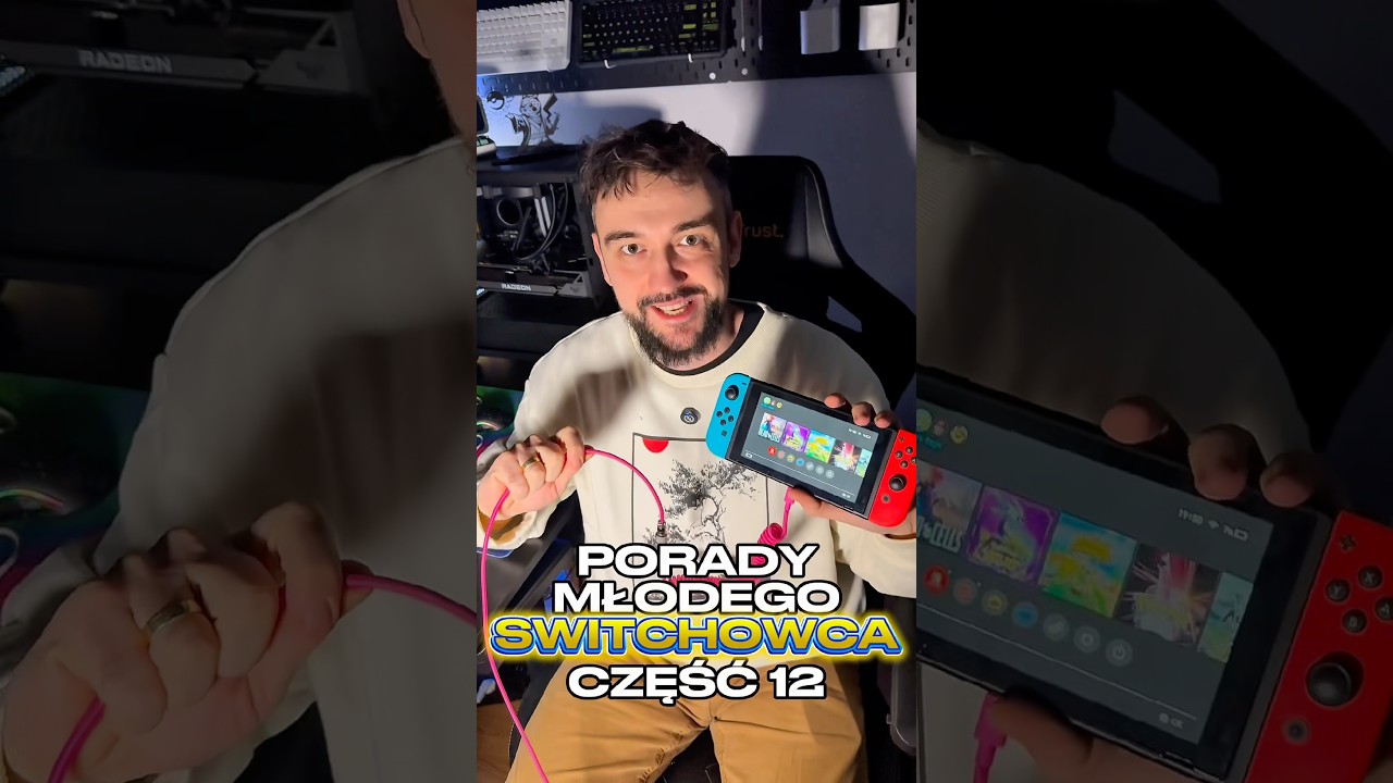 To coś więcej niż konsola😍 #tech #porady #tips #poradnik #tutorial #switch #phone #powerbank