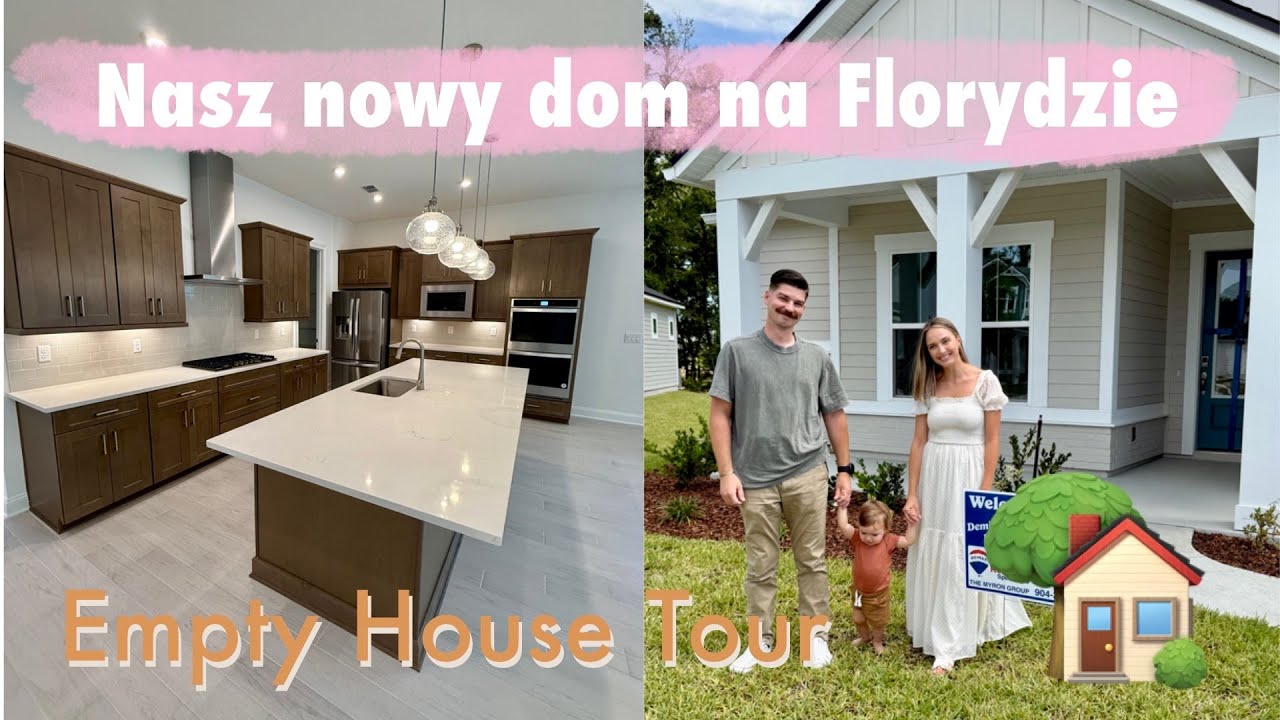 Nowy dom w USA! 🇺🇸 Pierwszy raz pokazuję Wam wszystko! 🏡 Empty House Tour
