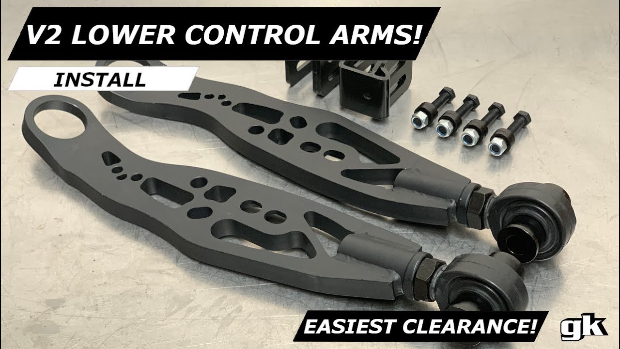 Gktech V2 High Clearance Lower Control Arms - Install