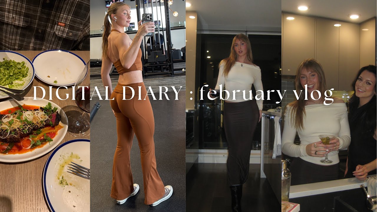 digital diary (5) : february weekly vlog     #vlog #girlsnightout #workoutroutine #weeklyvlog