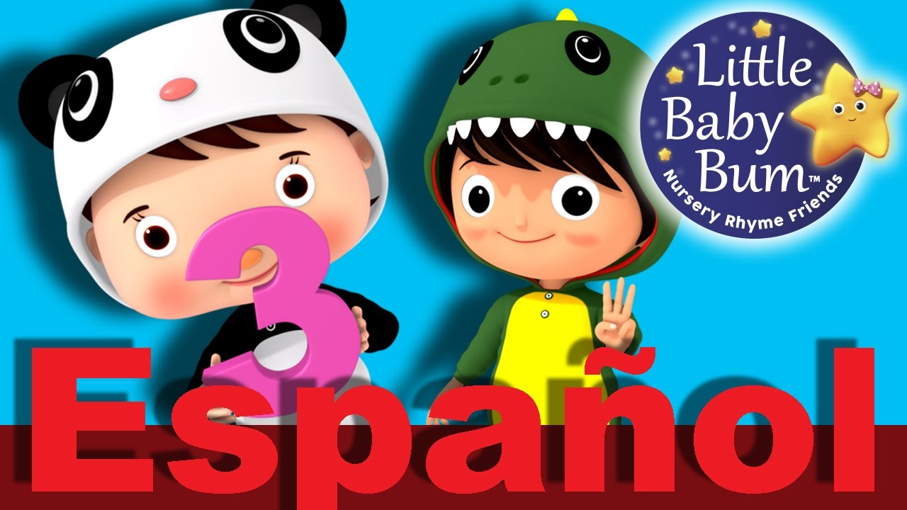 El n&uacute;mero 3 | Canciones infantiles | LittleBabyBum