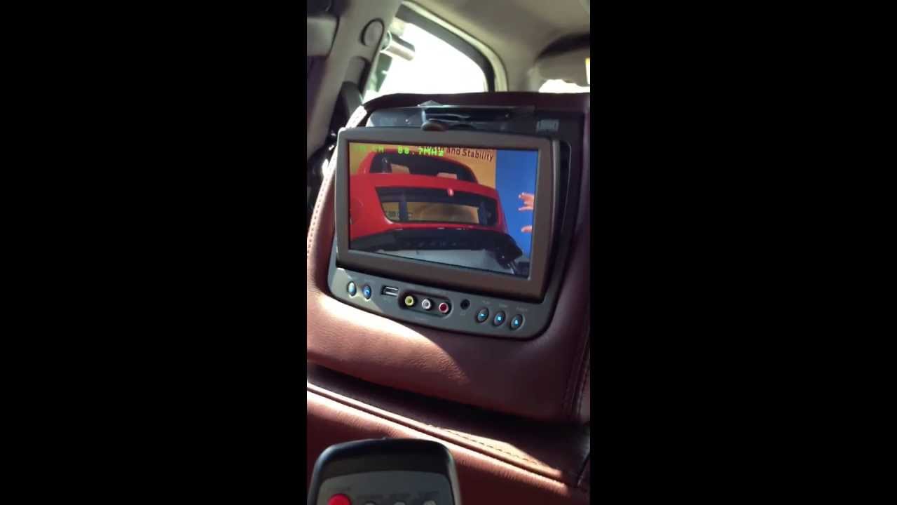 How to Listen to Ford Headrest DVD Players Over The Radio