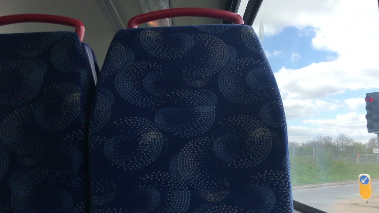 Route 91 Beestons Scania Omnidekka bus from Ipswich Old Cattle Market to Chantry Suffolk One