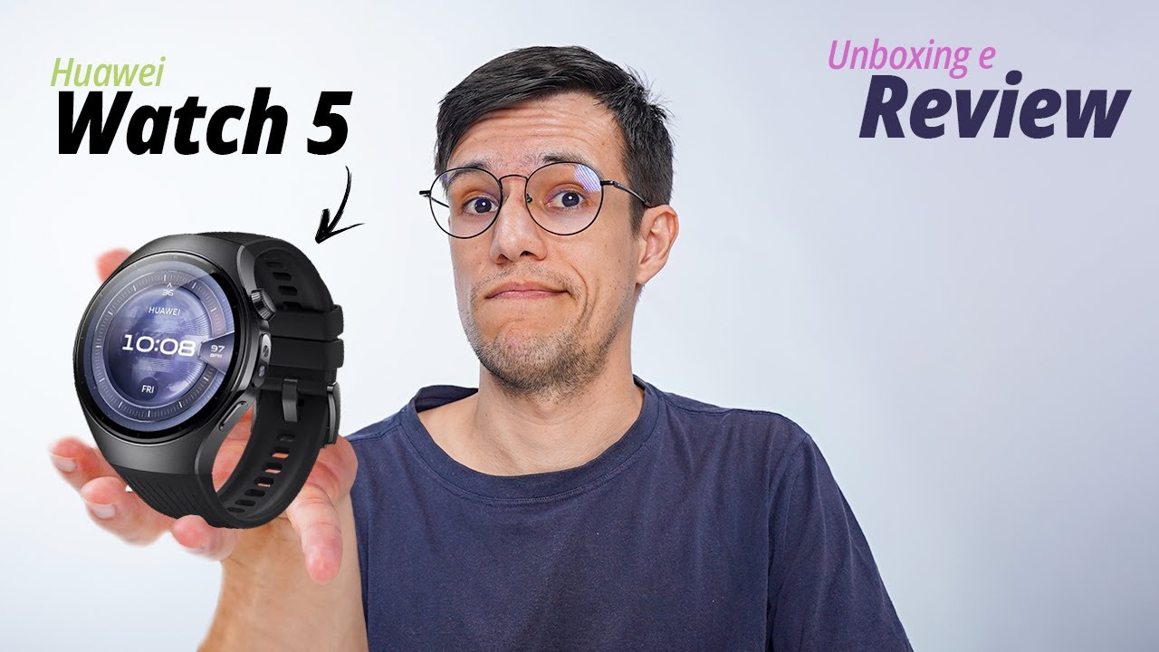 Huawei Watch 5 Smartwatch SIMPLESMENTE INCRIVEL! Unboxing de Review Completo