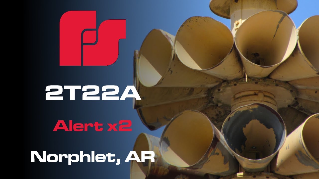 Federal Signal 2T22A | Alert x2 | Norphlet, AR Tornado Siren Test