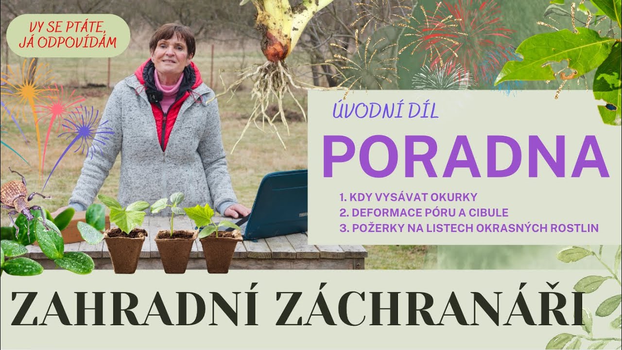 Poradna I. - úvodní díl #larva #okurky #listy #brouk #cibule #por #poradna #zahrada #garden #rada