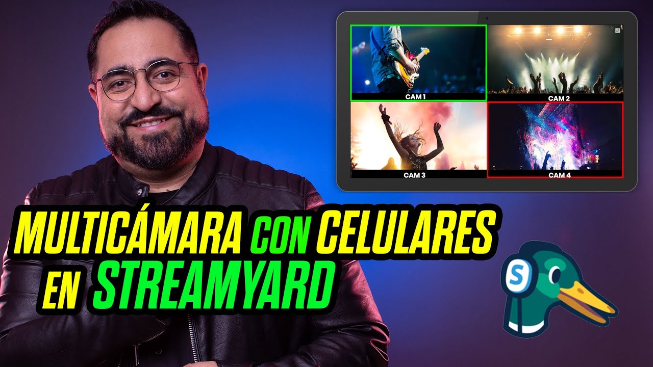 Como a&ntilde;adir varias c&aacute;maras inal&aacute;mbricas a tu streaming con Streamyard