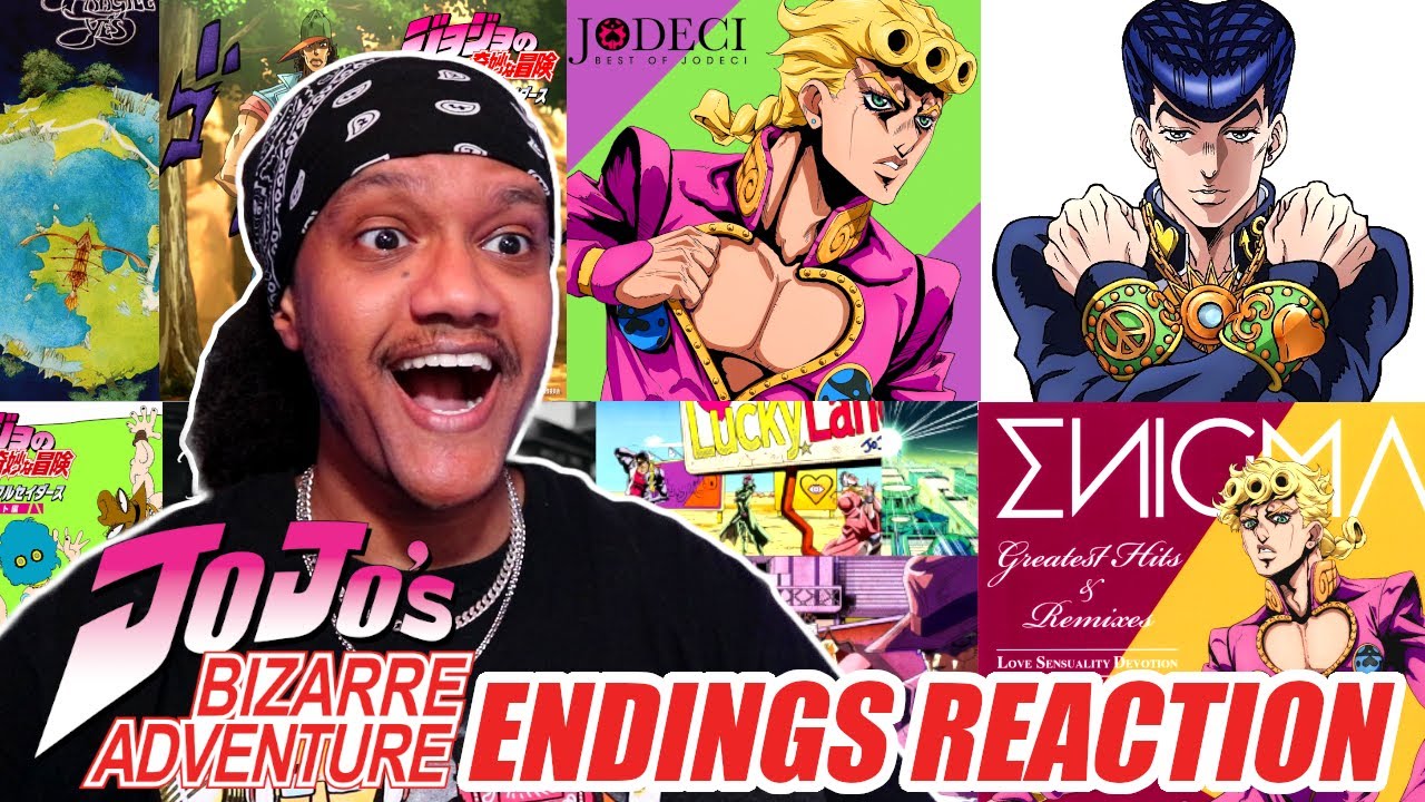 JOJO HAS THE MOST ICONIC ENDINGS! JOJO's BIZARRE ADVENTURE Endings (1-10) BLIND REACTION