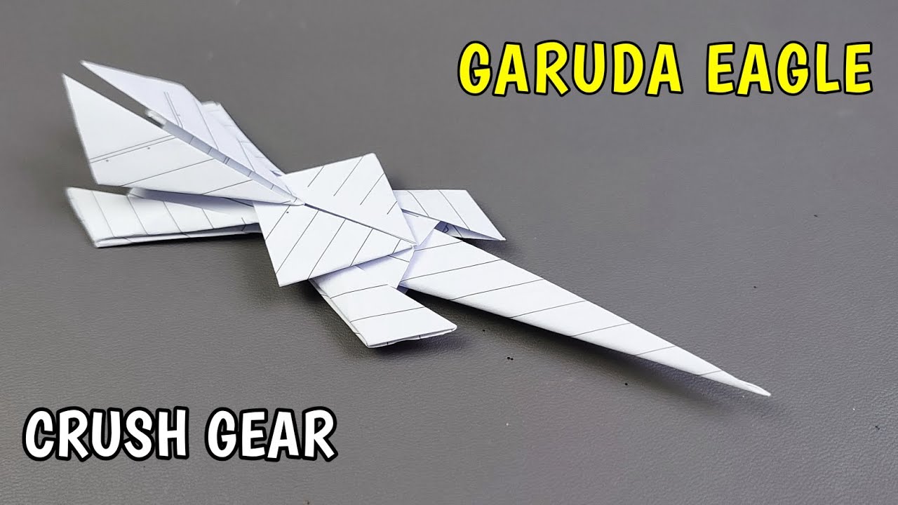 ORIGAMI - Cara Membuat Mobil Crush Gear Dari Kertas