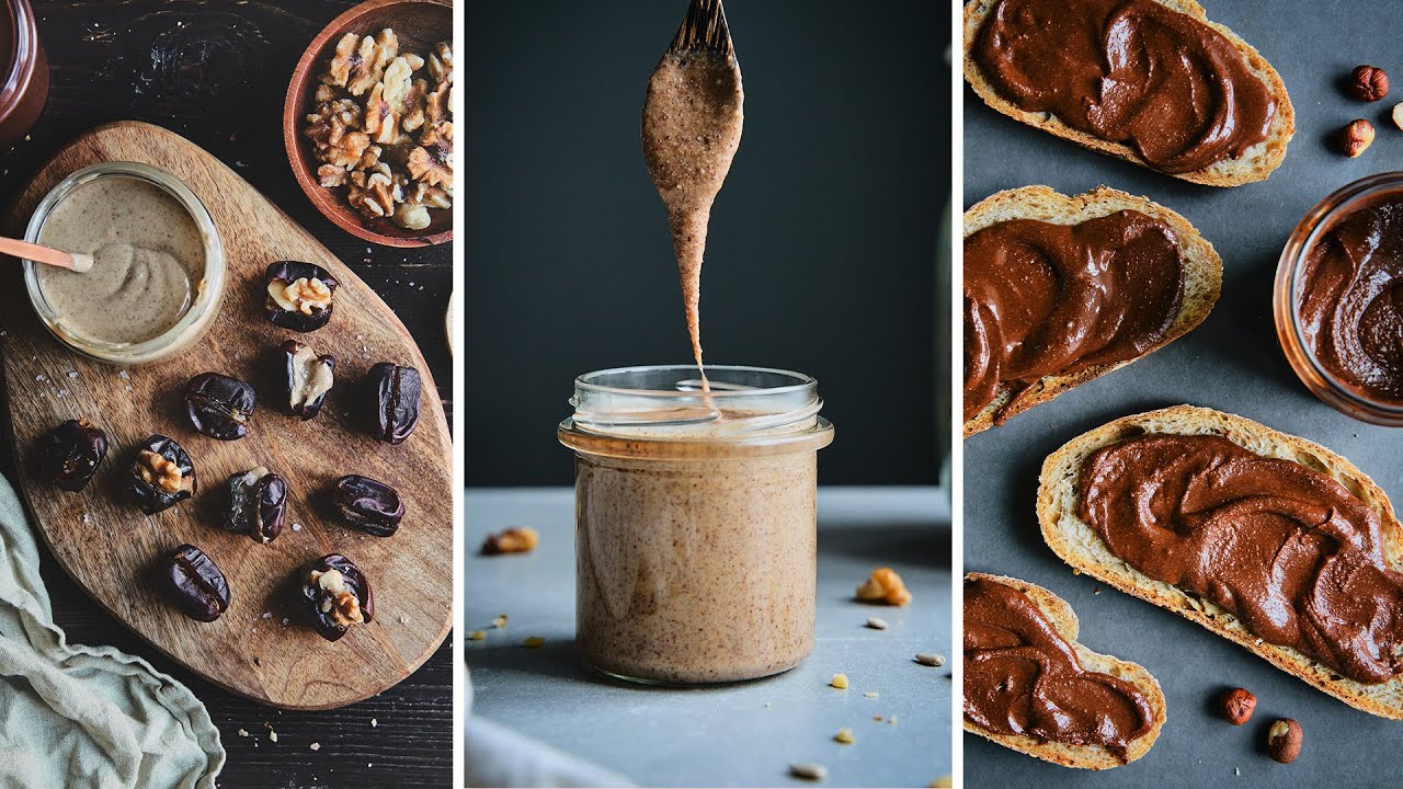 How to Make Nut Butter at Home | Easy Tutorial with 3 Delicious Vegan Recipes