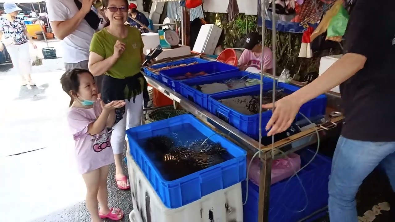 #大溪漁港 #Yilan Taiwan fish market in the fish port