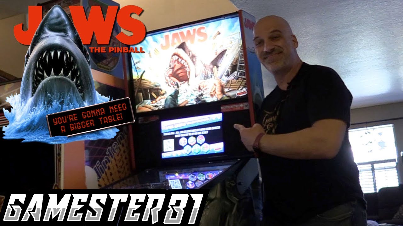 Jaws Premium Pinball Machine Review by Stern - Gamester81