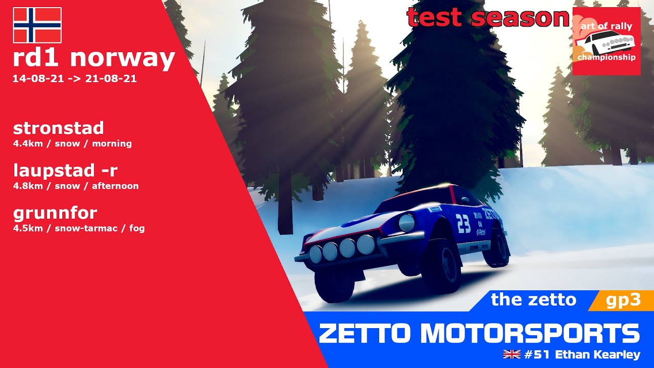 [AoRC:S] Test Season / Rd1 / Rally Norway