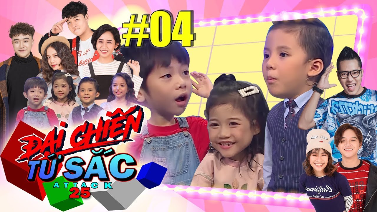 Đại Chiến Tứ Sắc Nhí #Attack25 | Tập 4 FULL | Việt Thi Winner vỡ òa vì độ thông minh của Nguyễn Khôi