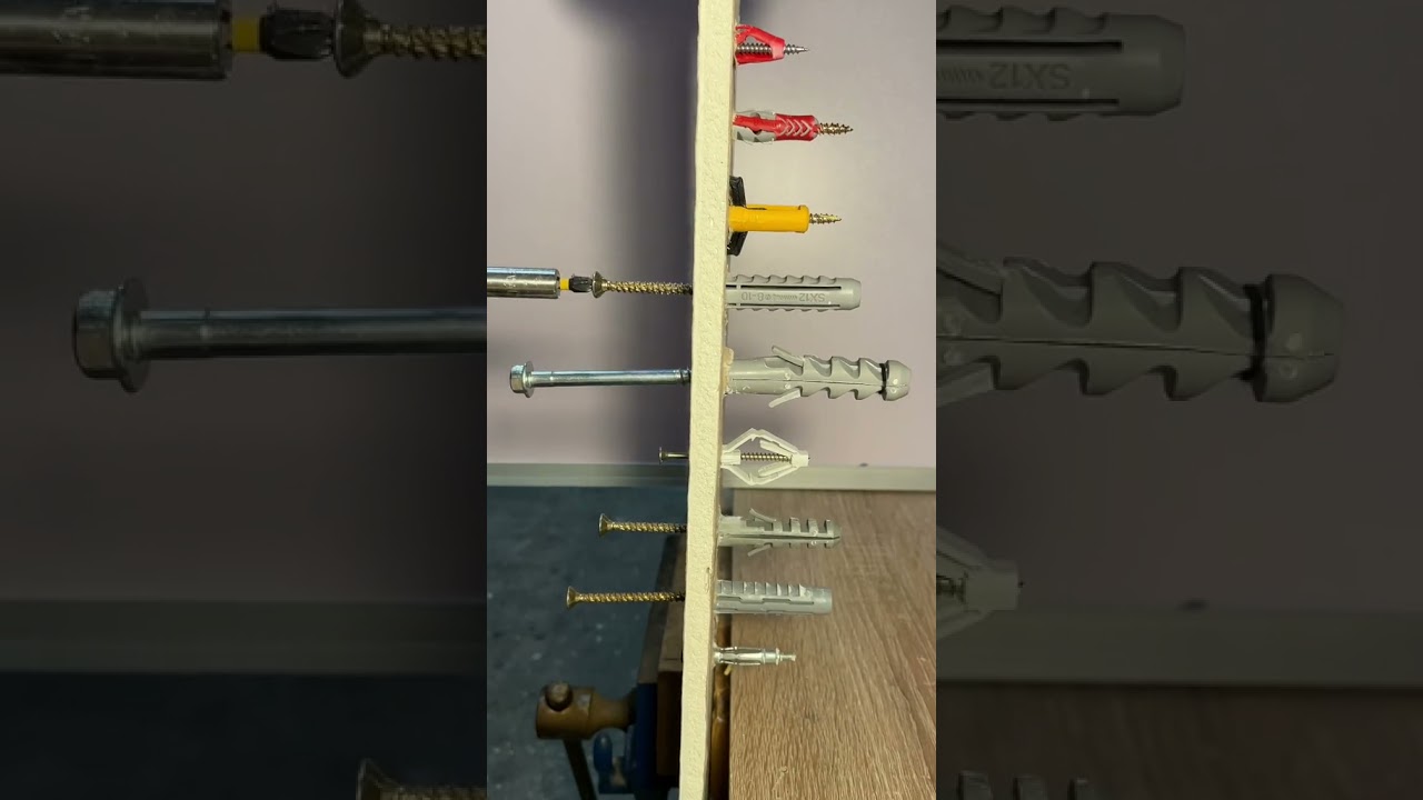 Comparativa de distintos tipos de tornillos en #Drywall