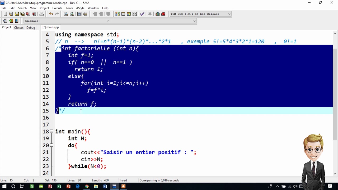 Langage C++  partie 12   Les fonctions