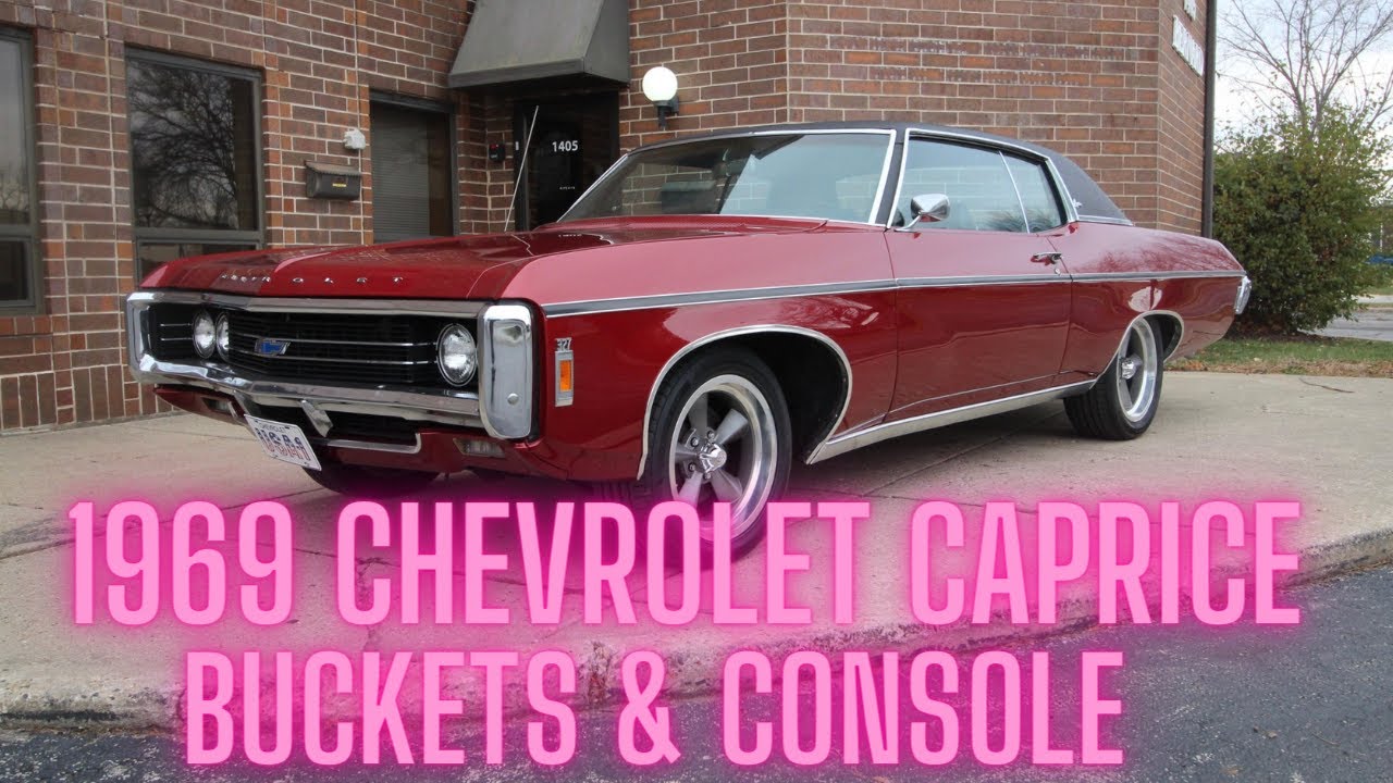 1969 Chevrolet Caprice - Buckets & Console - SOLD
