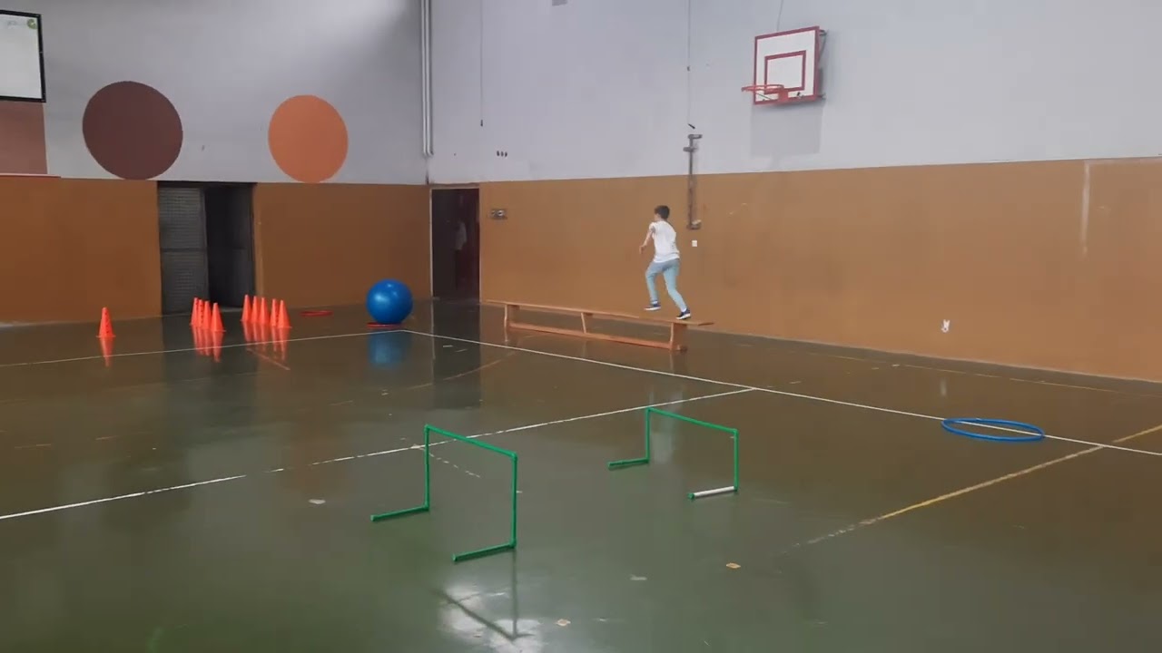 Poligon spretnosti, čas fizičkog i zdravstvenog vaspitanja.