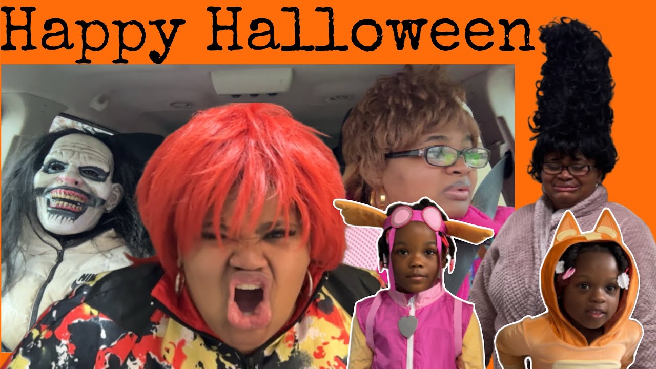 Тётя берёт с собой угощение для детей 🎃